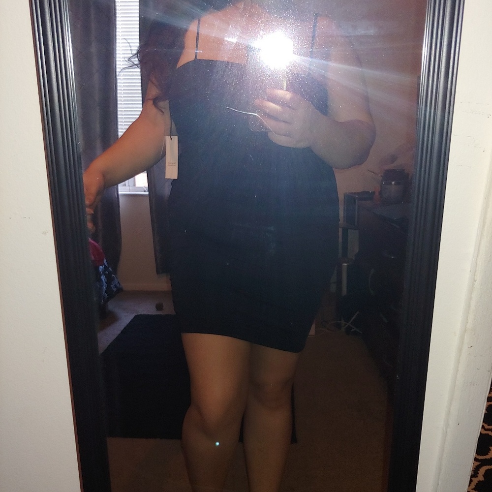 Silky midi dress